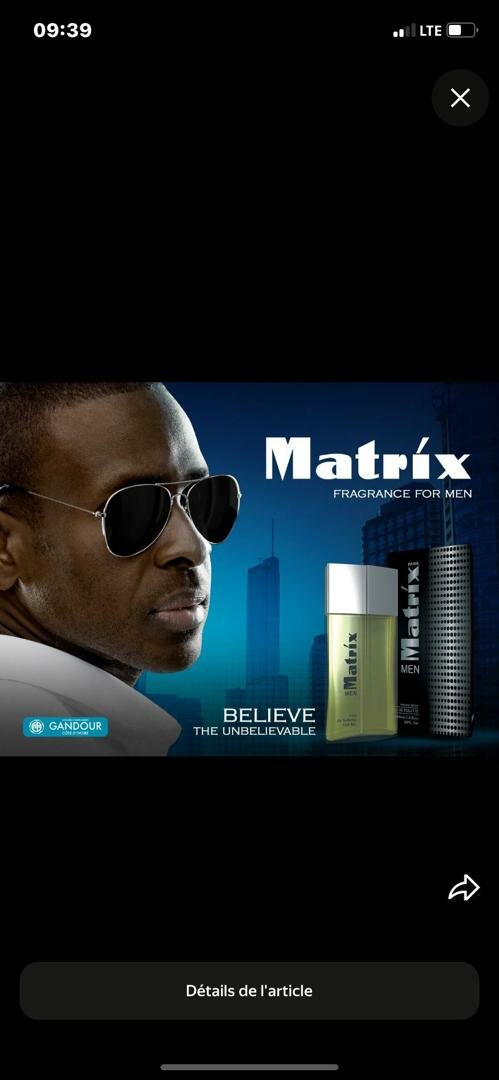 Matríx Parfum pour Homme