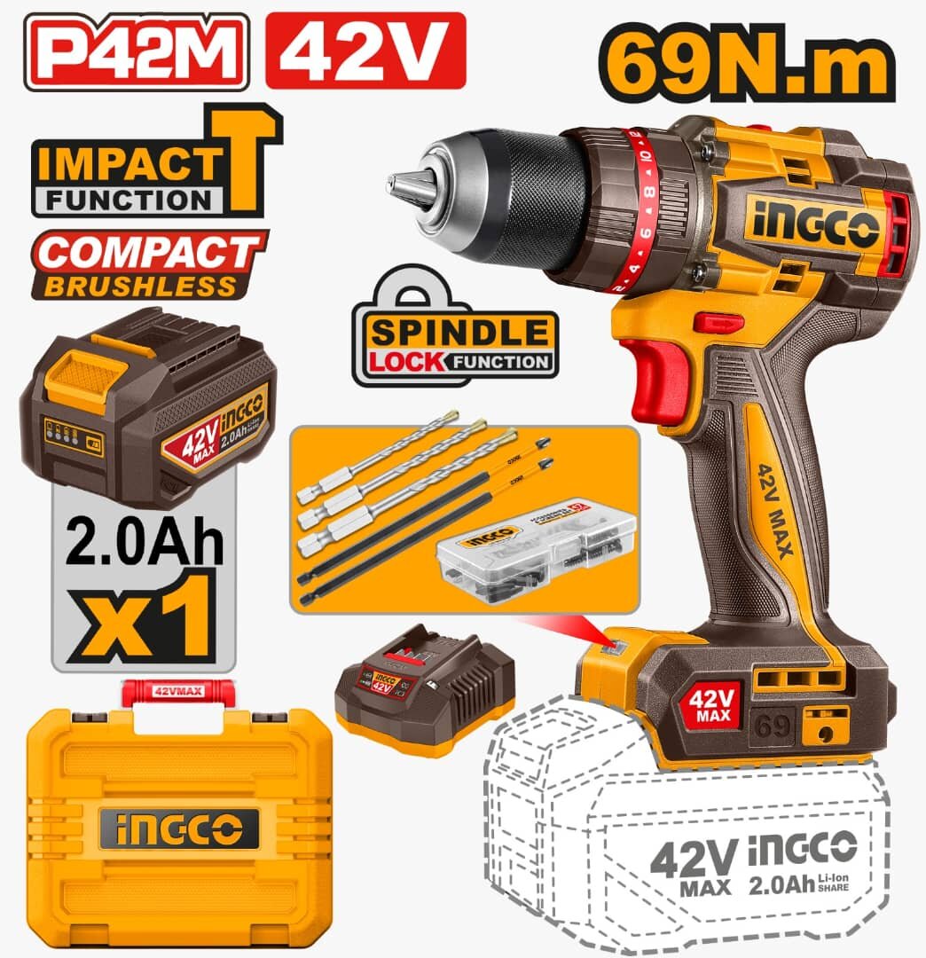 Perceuse visseuse sans fil 42v