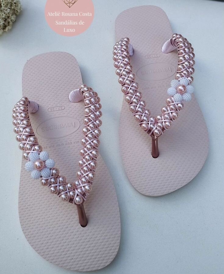 Sandales Perlées Éclatantes