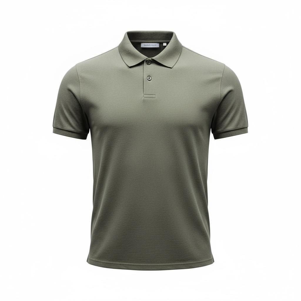 Polo homme élégant coton