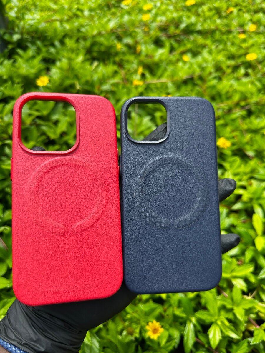 Coque MagSafe similicuir