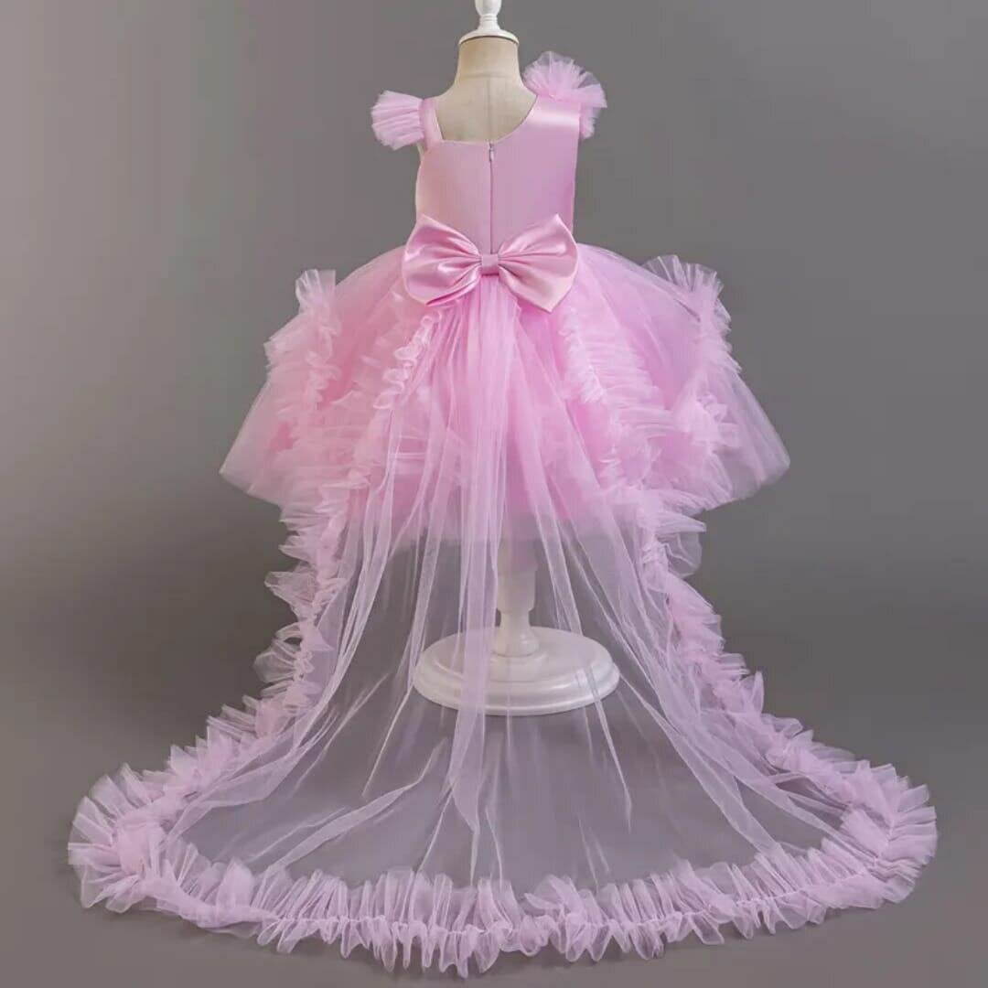 Robe de princesse rose enfant