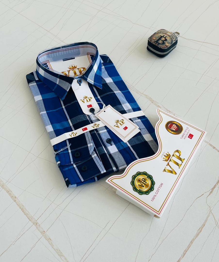 *VIP CHECK SHIRT LONG  SLEEVES