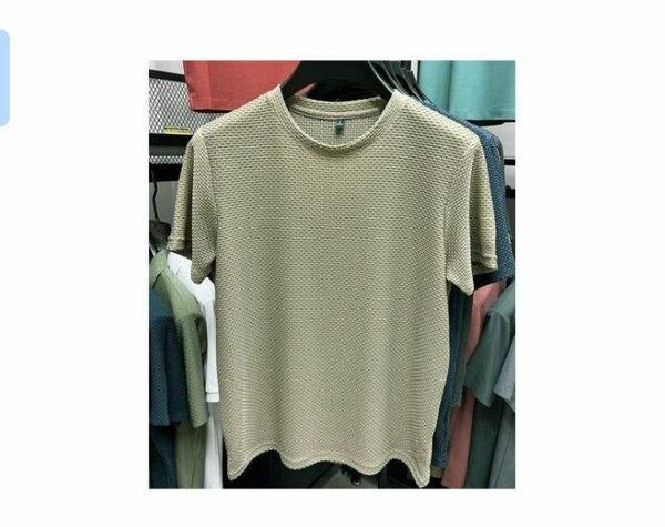 T-shirt texturée unisexe