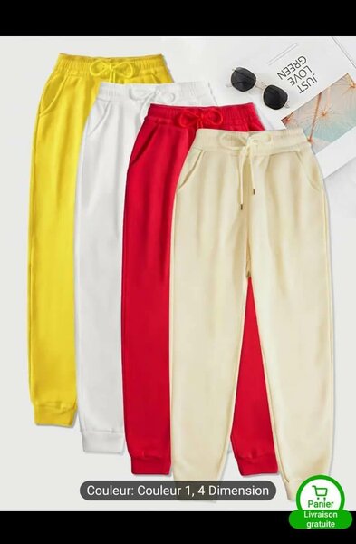 Pantalons Jogging Colorés