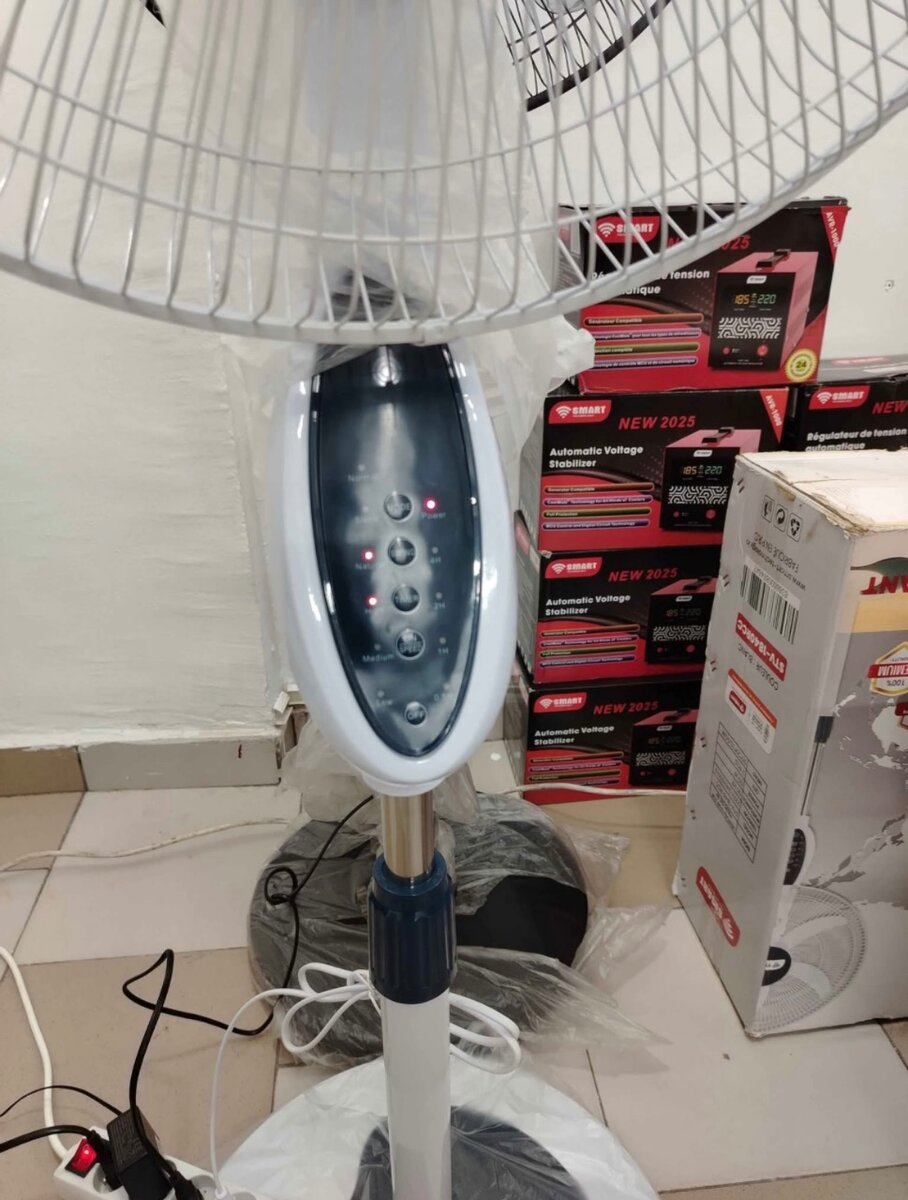 Ventilateur oscillant avec télécommande