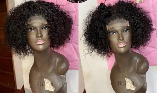 Perruque Lace Front Bouclée