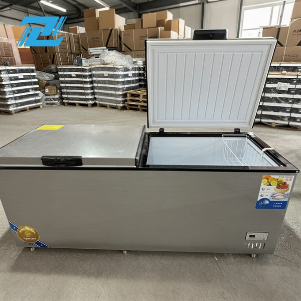 Congélateur coffre professionnel double porte