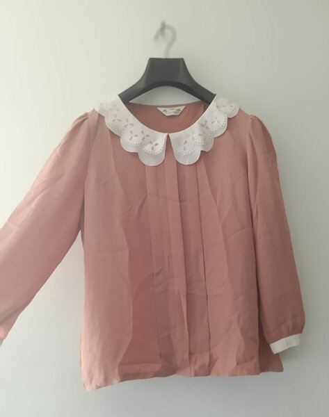 Blouse à col Claudine