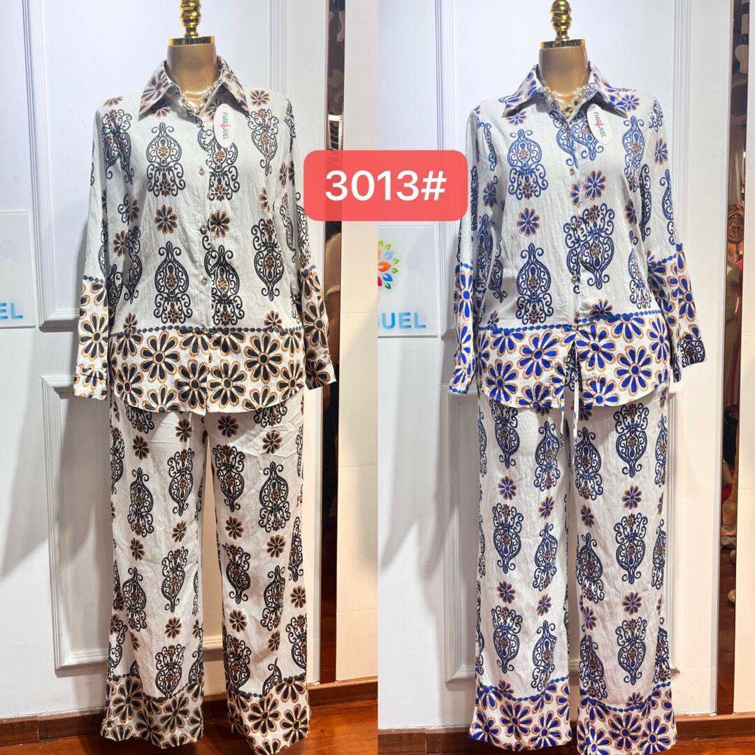 Comple en coton imprimé floral