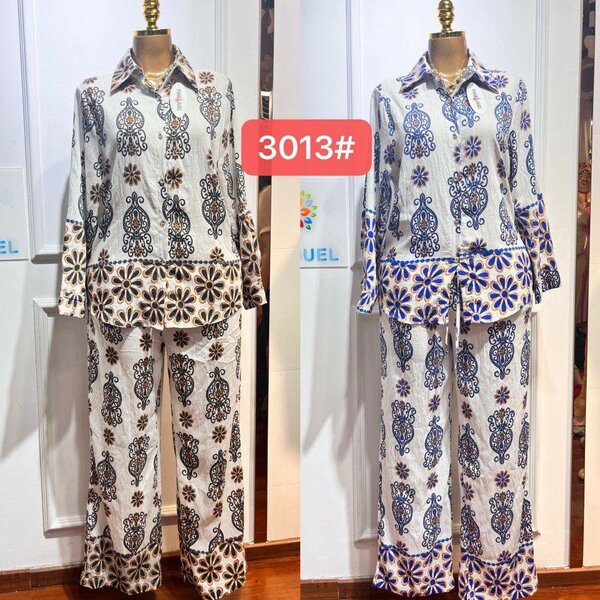 Comple en coton imprimé floral