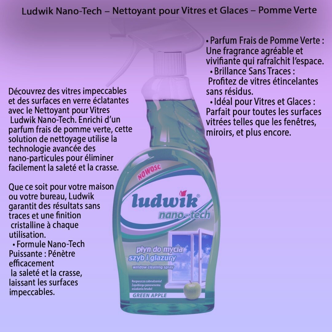 Nettoyant Vitres Pomme Verte