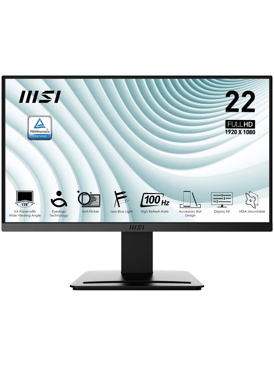 ПОЧТИ НОВЫЙ Монитор 21.5" MSI Pro MP223, 100 Гц Цена договор