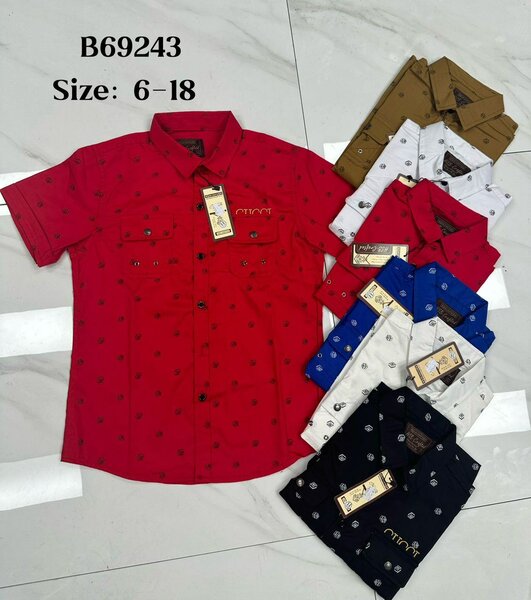 Chemise garçon colorée