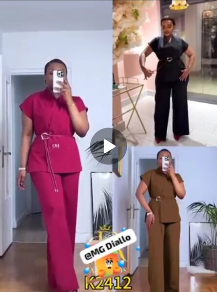 Set de vêtements élégants femme