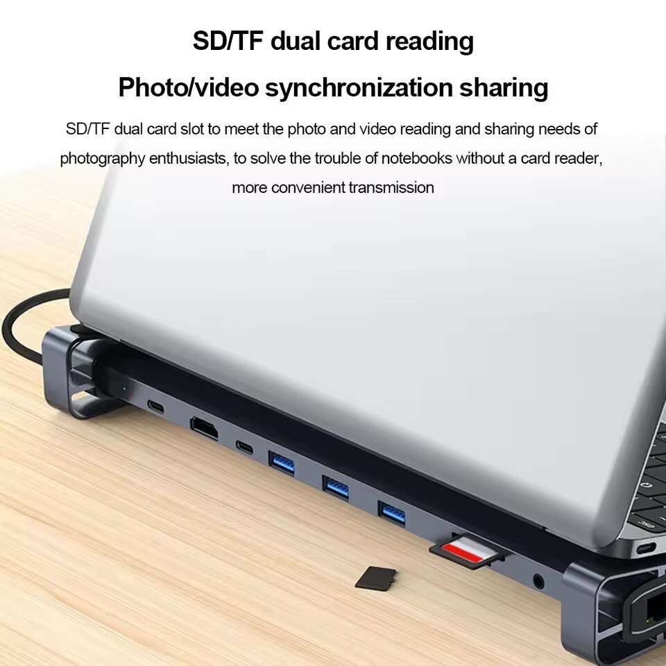 Adaptateur USB C Pro 10 en 1