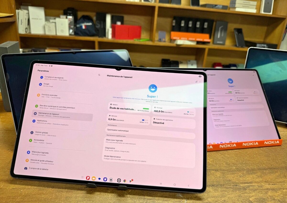 Tablette tactile Samsung tactile