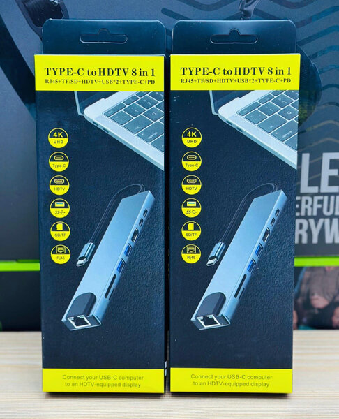 Adaptateur USB-C 8-en-1