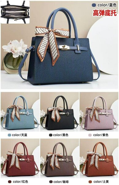 Sac à main élégant avec foulard