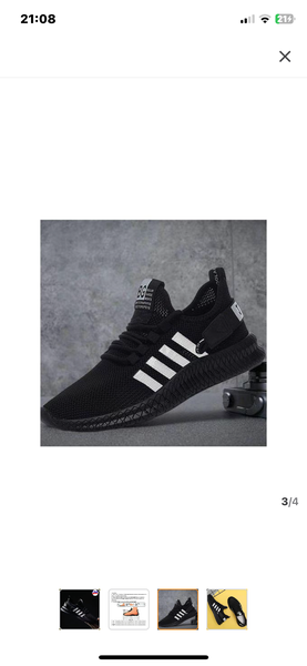 Baskets Noires Respirantes