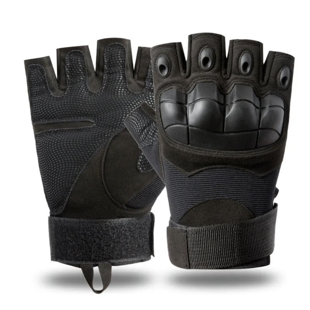 Gants Tactiques Demi-Doigts Renforcés