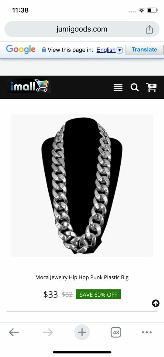 Men Necklace Imported amazone lot