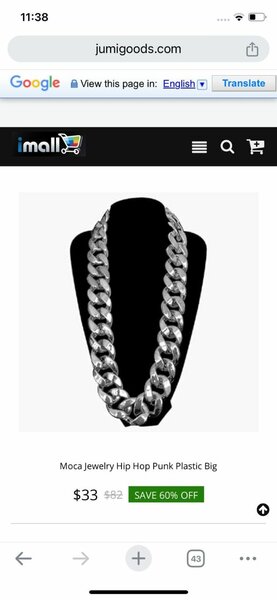 Men Necklace Imported amazone lot