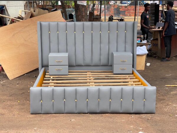 Accent king size bed frame