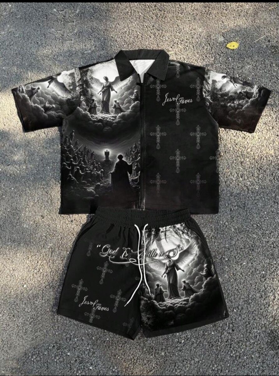 Ensemble T-shirt et Short Urbain