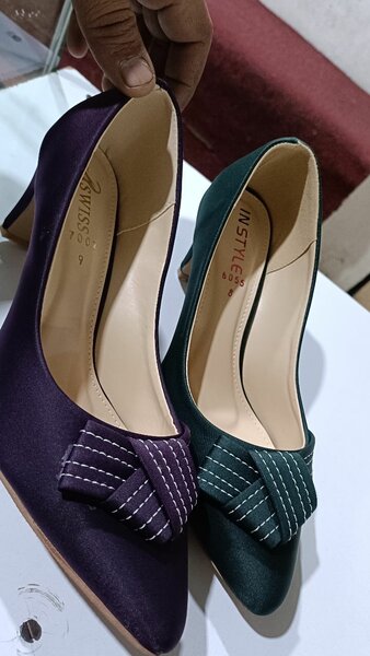 Silk heels