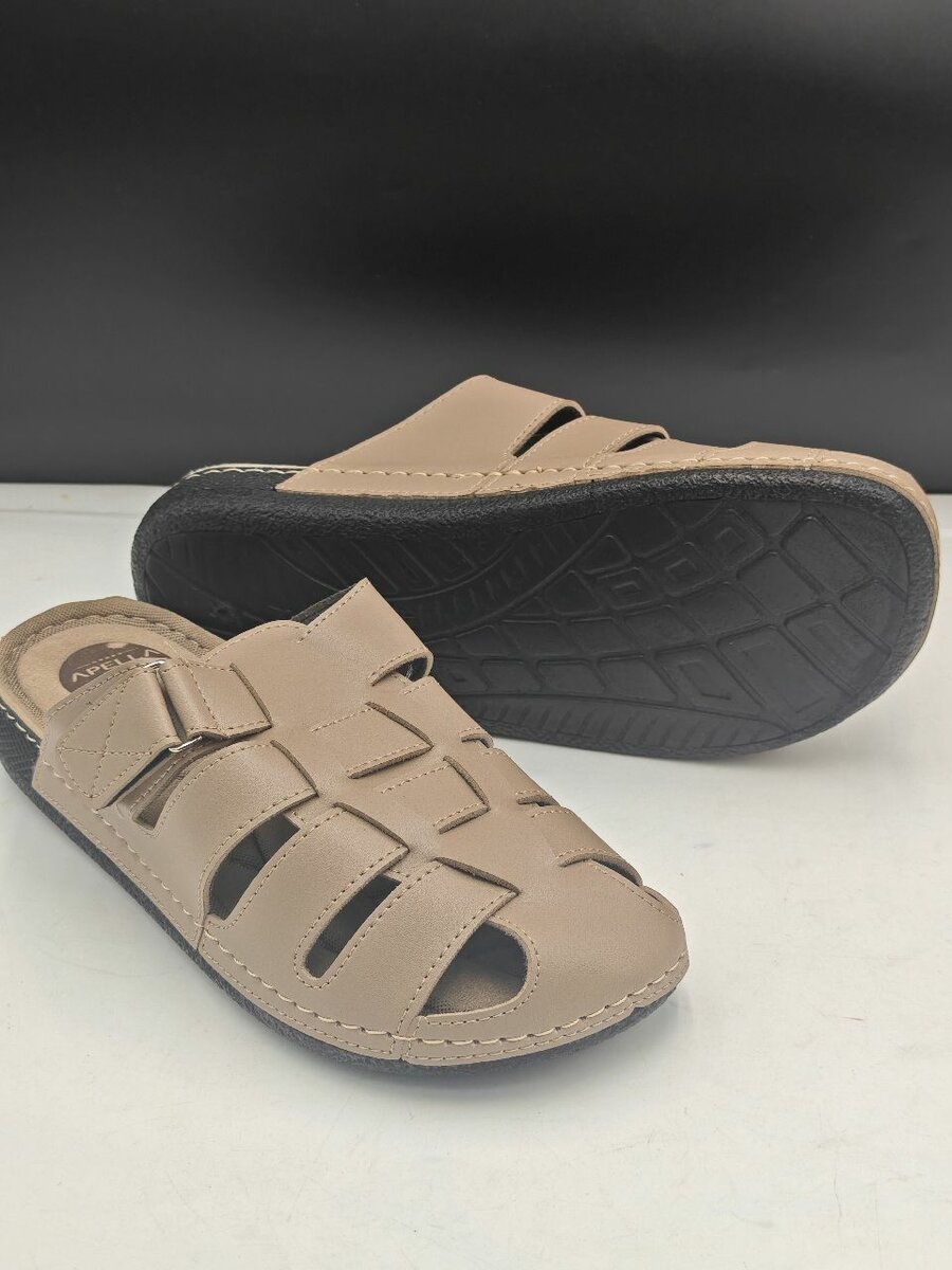 Sandales décontractées cuir