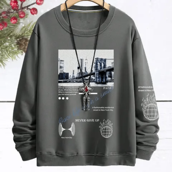 Sweatshirt graphique tendance