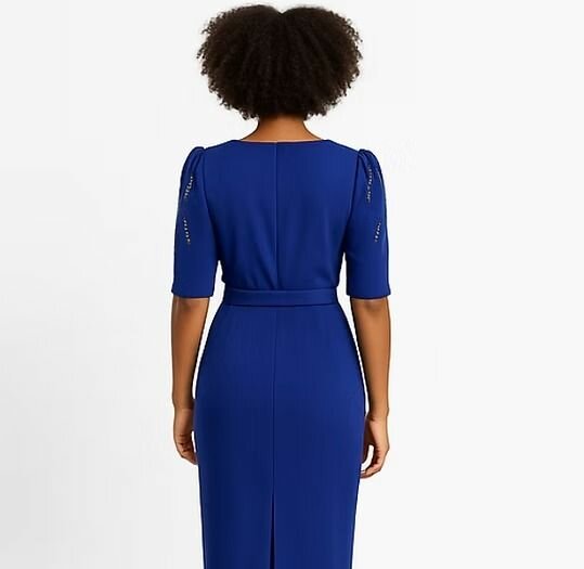 Robe bleu élégante soirée