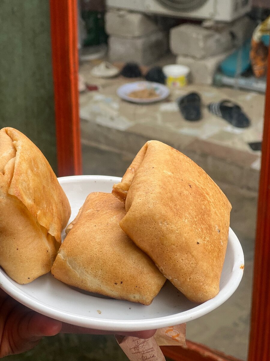 Délicieux crepe de viande