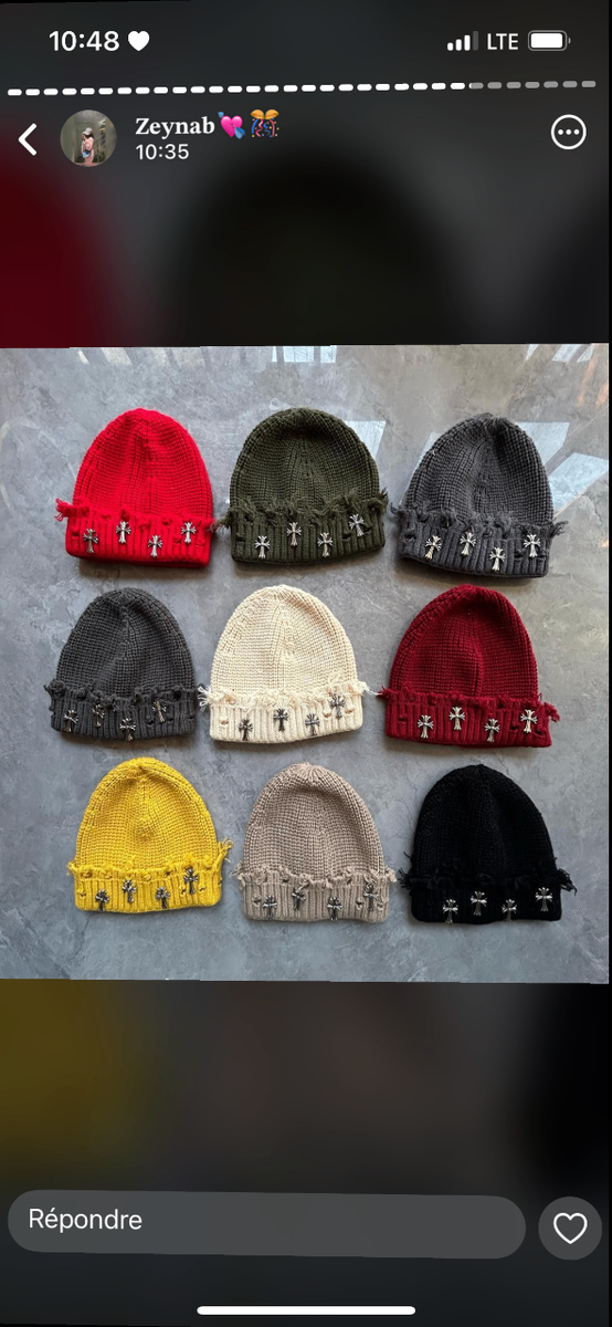 Chapeaux tricotés tendance