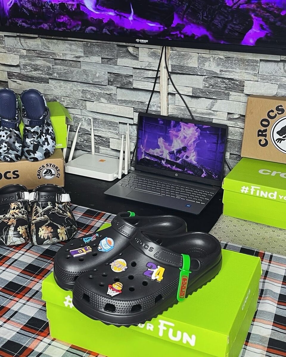 Sabots Crocs Noirs Confortables