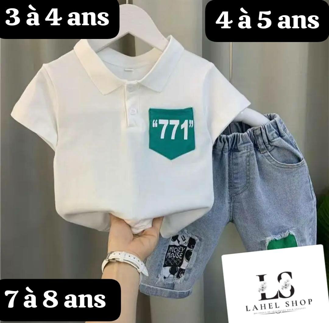 Ensemble Enfant Style Décontracté