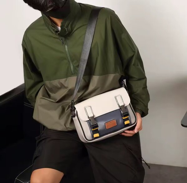 Sac bandoulière élégant unisexe