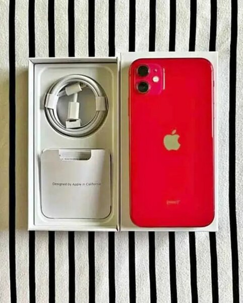 Smartphone rouge élégant