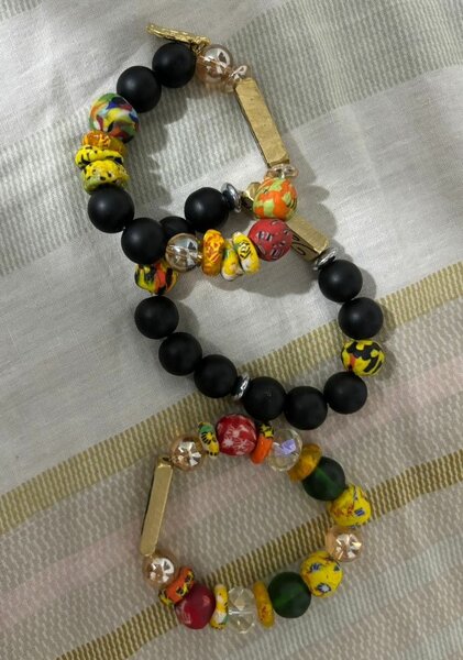 Customized beaded bracelet