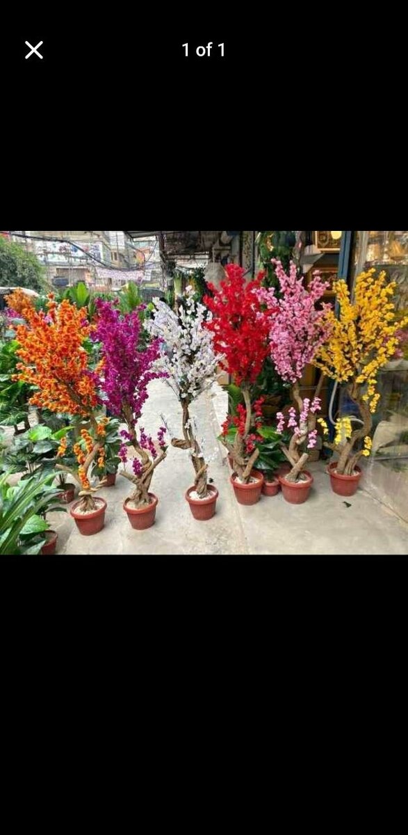 Flower pot artificial