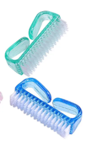 2Pcs Mini Multipurpose Brush/ Nail brush/Remove Dirt Brush Finger Toe Care Scrubbing Hands and foot Cleaning/Small Pedicure Nail Art Tool/ Baskets cleaning brush