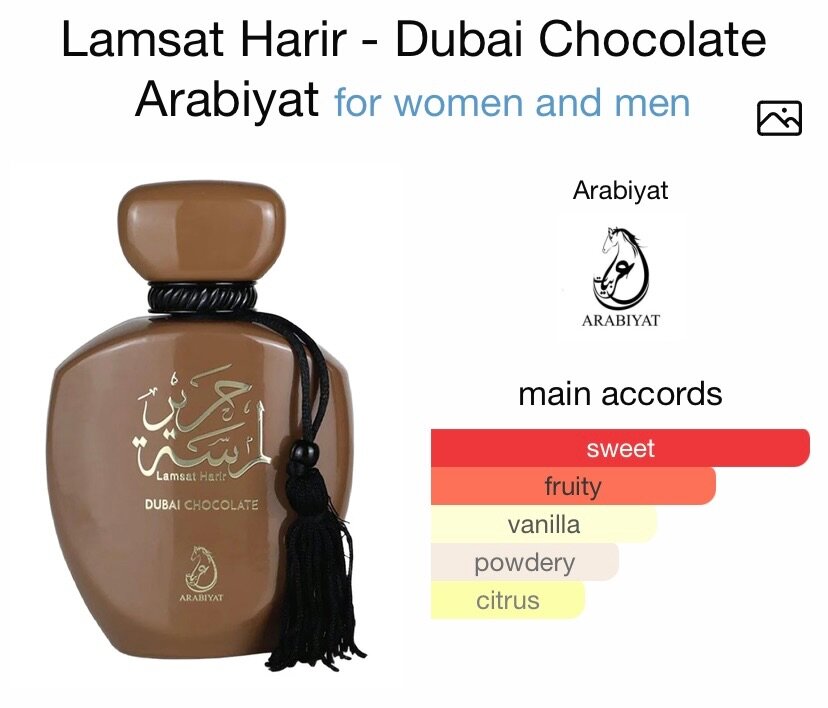 Parfum unisexe Dubai Chocolate