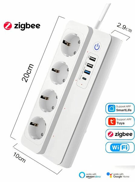 Multiprise Intelligente Zigbee WiFi