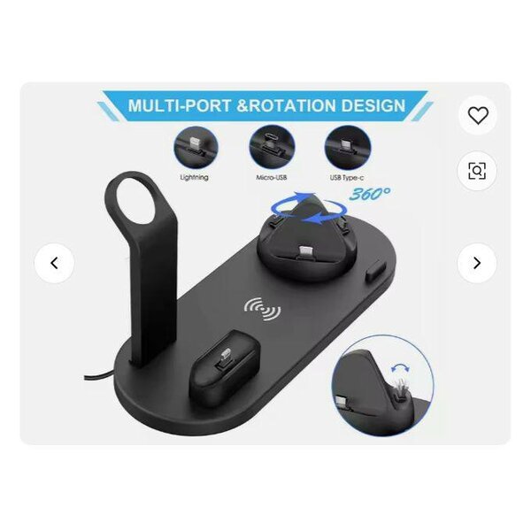 Station de charge 4 en 1