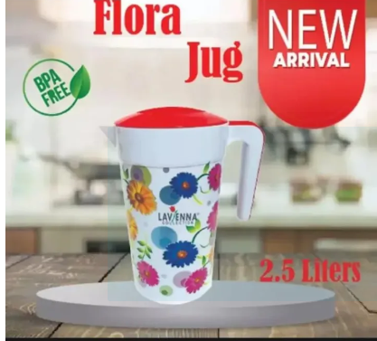 Jug – Pitcher Jug – Hand Water Jug – Fashion Jug Drinking Water Jug – Jug for Daily Use Pure Clear Plastic Smart Jug Easy Grip with Handle Best quality water jug a grade material 2.5 Liter Capacity