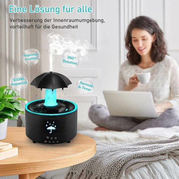 Diffuseur d'arômes parapluie