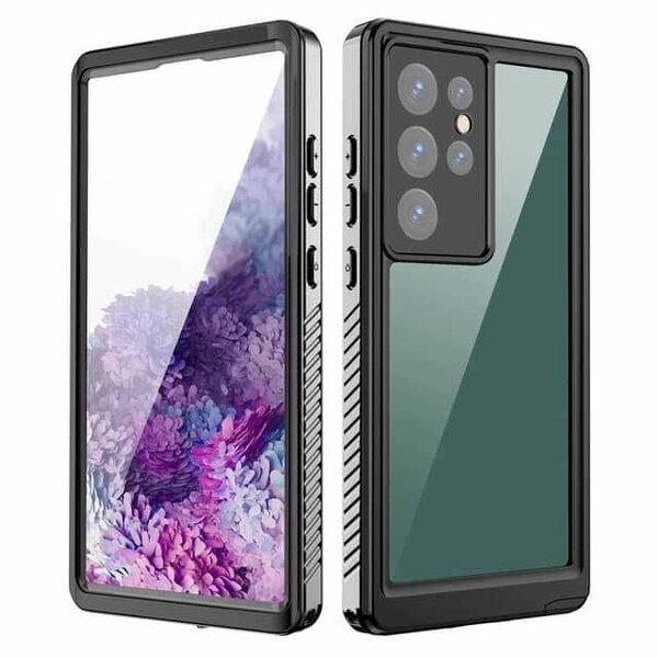 Coque de téléphone portable étanche, transparente, Anti-choc