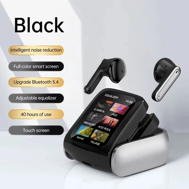 Écouteurs Bluetooth avec écran tactile