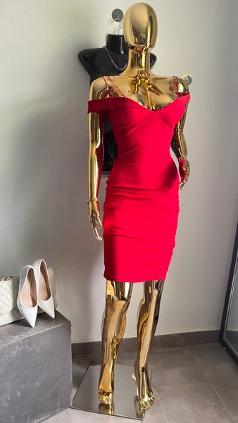 Red women dress